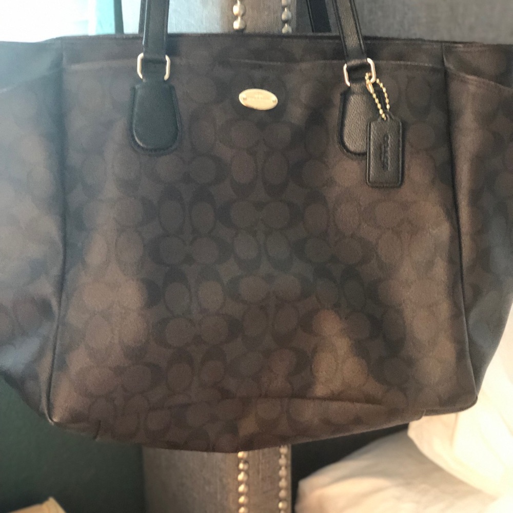 Authentic coach diaper bag